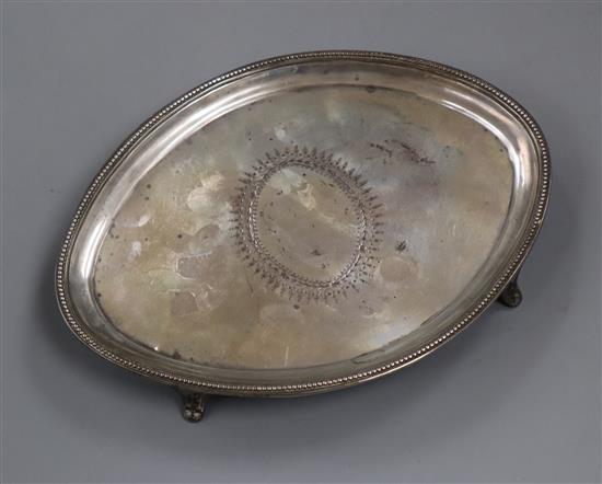 A George III silver teapot stand, William Abdy, London, 1788,